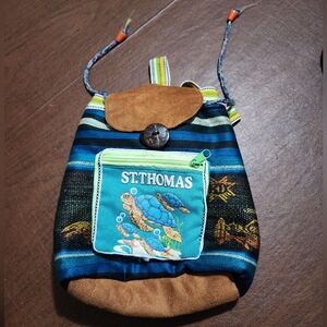 Kids Multicolor Drawstring Bag